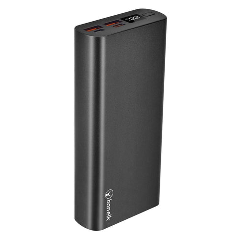 Bonelk Eco Series Slim Power Bank 20,000mAh, PD20W / QC 18W - Black - Digital3d.com.au